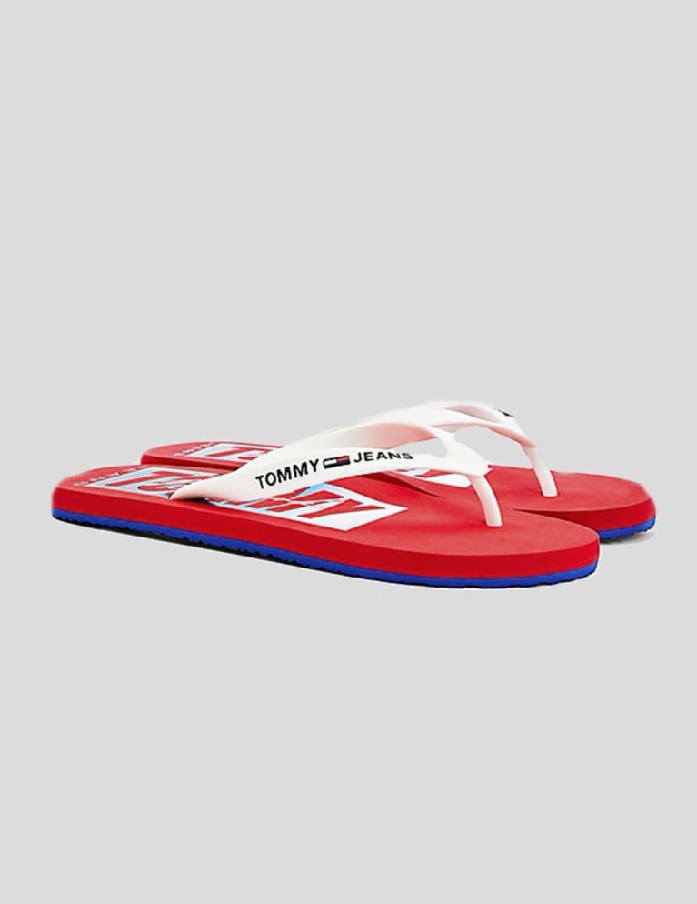 Chanclas TOMMY JEANS stampare spiaggia sa deep crime